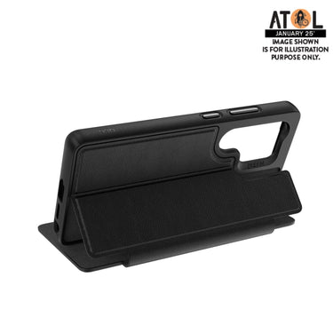EFM Monaco Wallet Case Armour with D3O BIO for Samsung - S25 Ultra - Black